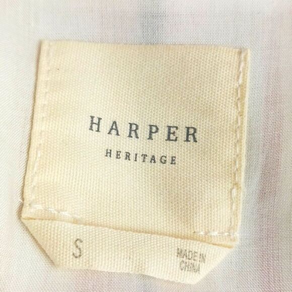 Francesca Heritage pink striped long-sleeve V neck wrap top size small - Picture 9 of 11